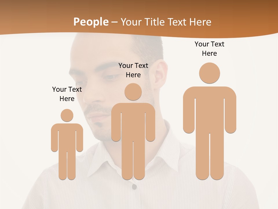 Male Overweight Sleeping PowerPoint Template