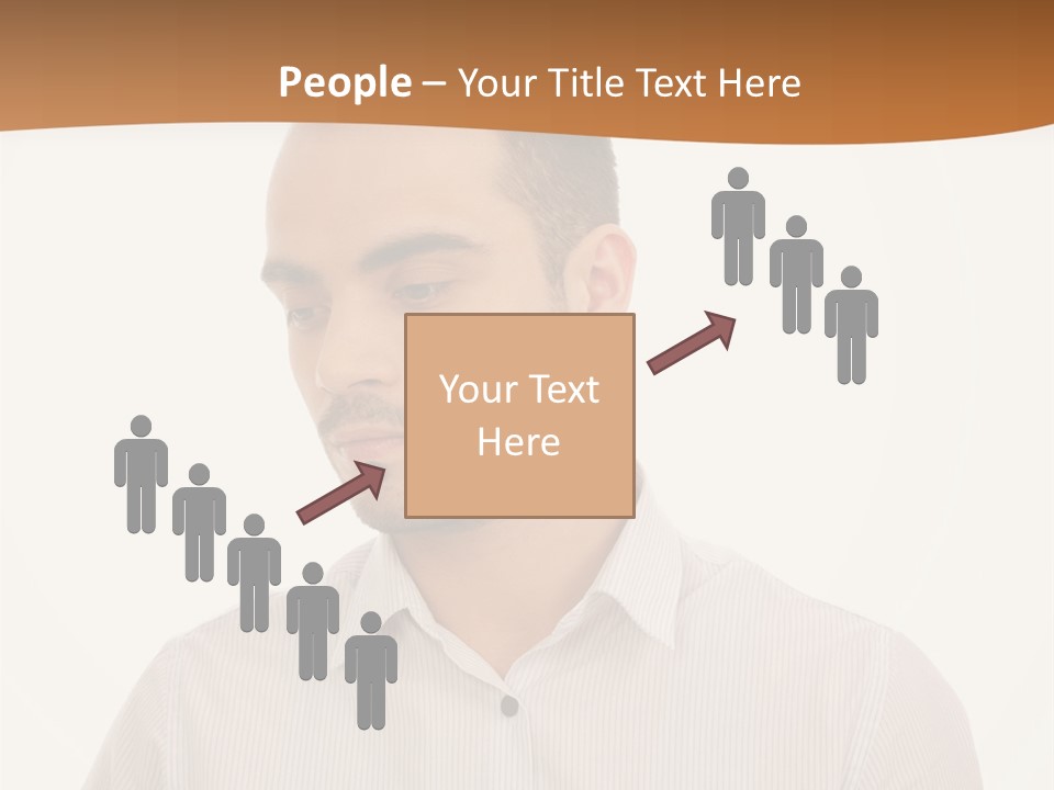 Male Overweight Sleeping PowerPoint Template