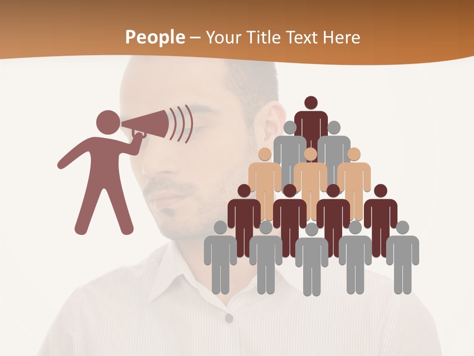 Male Overweight Sleeping PowerPoint Template