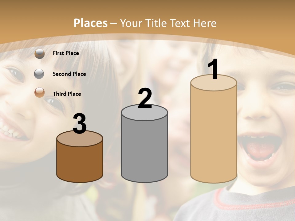 Plump Illustration Kid PowerPoint Template