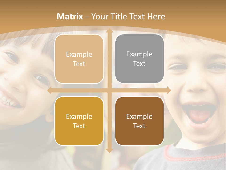 Plump Illustration Kid PowerPoint Template