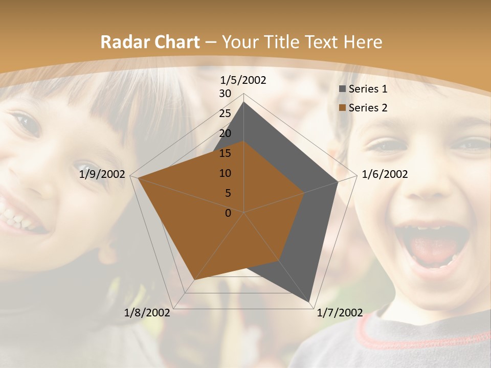 Plump Illustration Kid PowerPoint Template