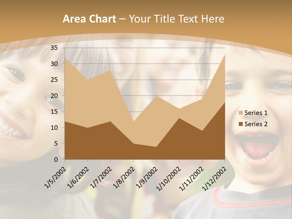 Plump Illustration Kid PowerPoint Template