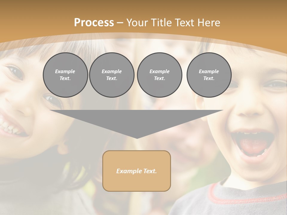 Plump Illustration Kid PowerPoint Template