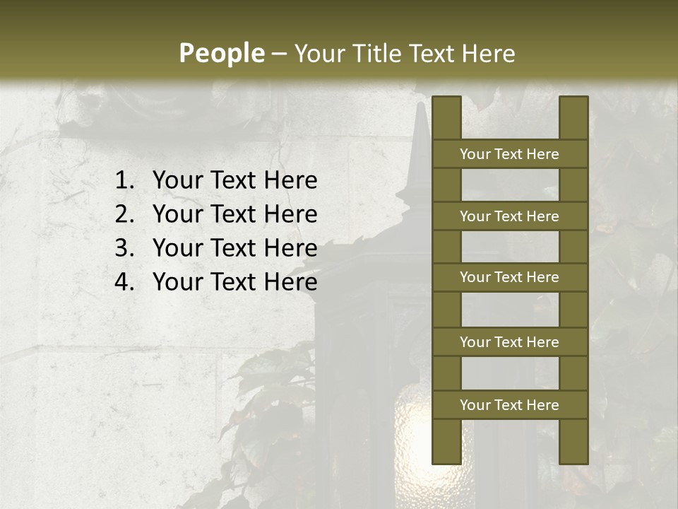 Vector Cartoon People Young PowerPoint Template