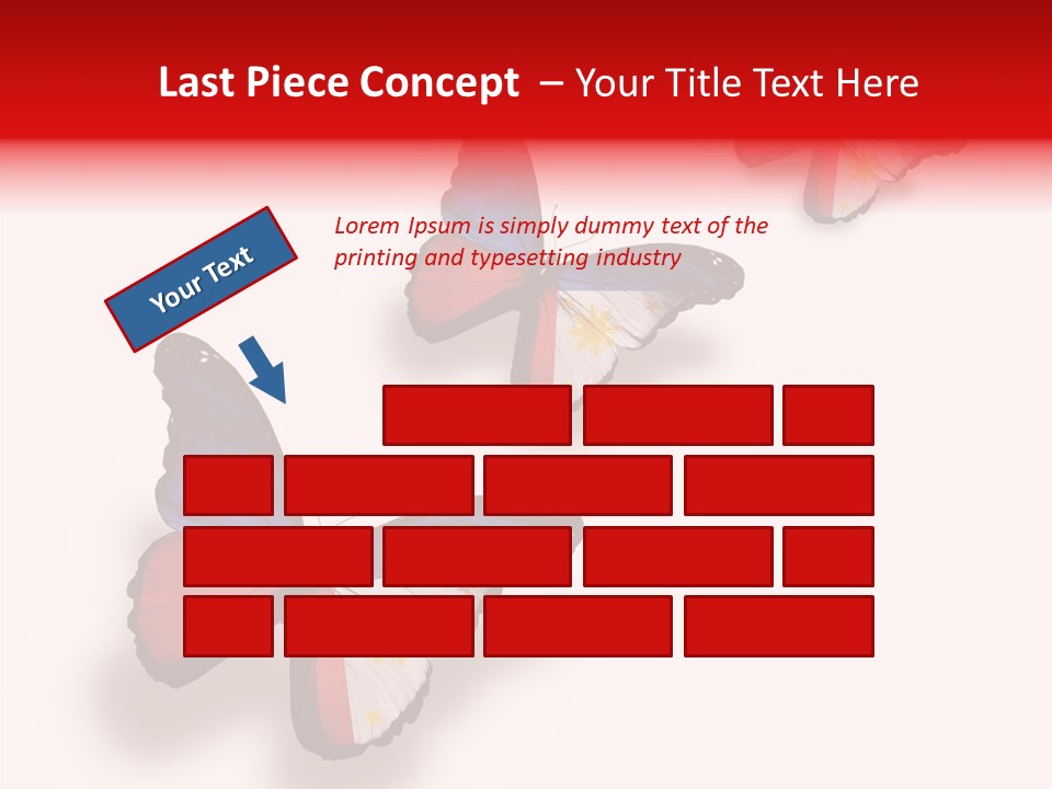 Spring Flying People PowerPoint Template