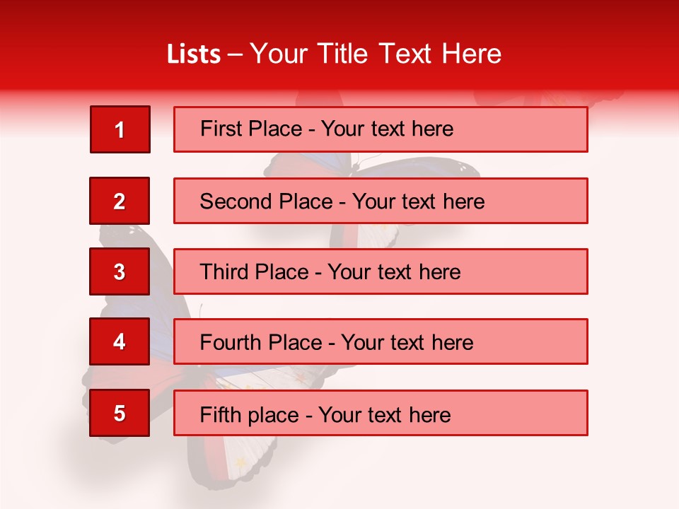 Spring Flying People PowerPoint Template