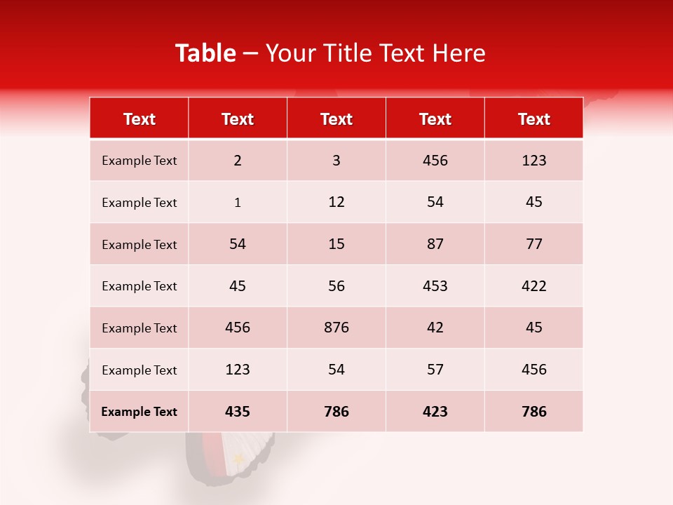 Spring Flying People PowerPoint Template