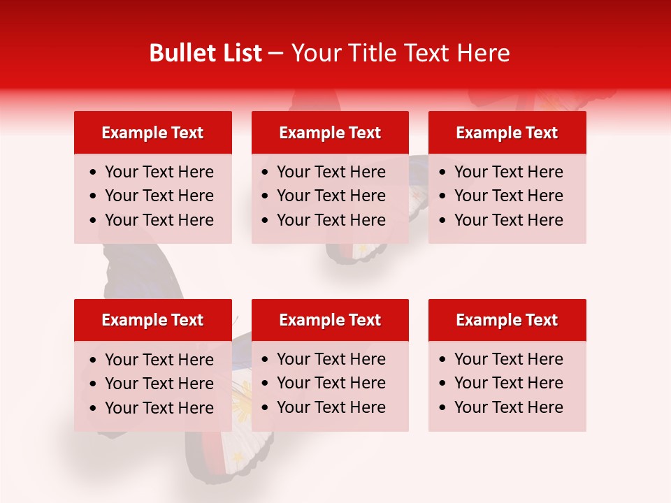 Spring Flying People PowerPoint Template