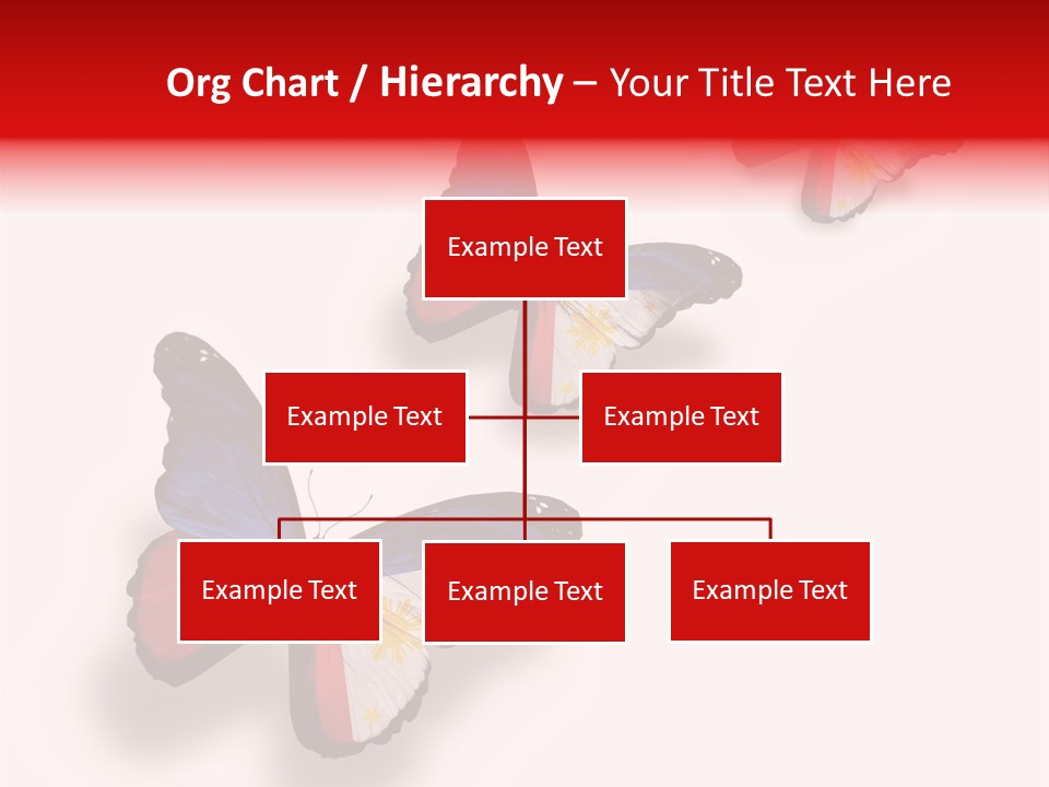 Spring Flying People PowerPoint Template