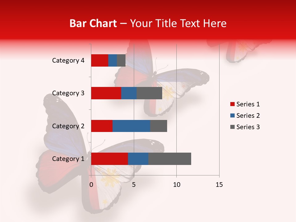 Spring Flying People PowerPoint Template