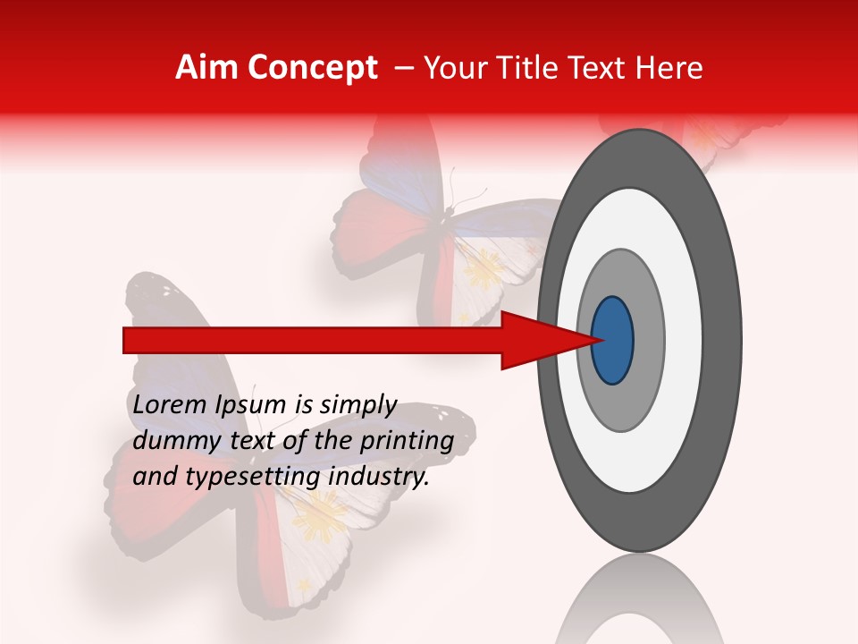 Spring Flying People PowerPoint Template