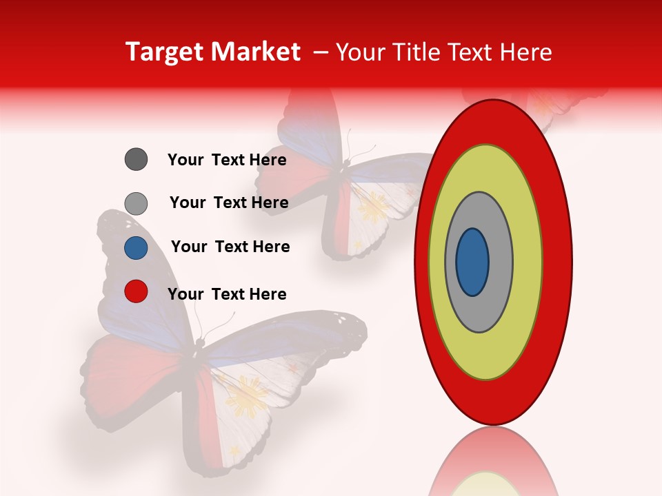 Spring Flying People PowerPoint Template