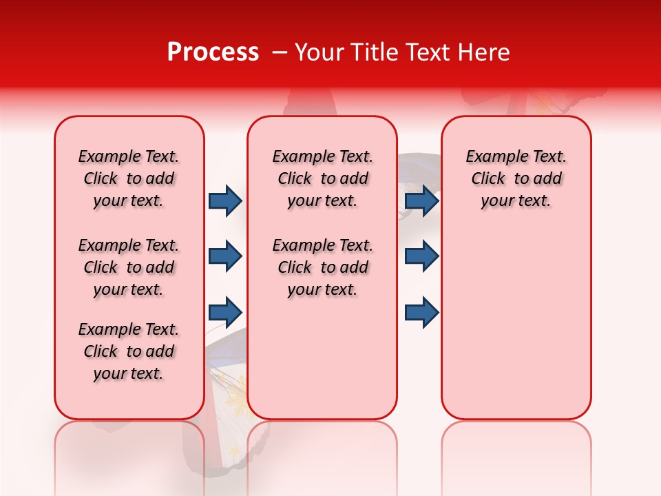 Spring Flying People PowerPoint Template