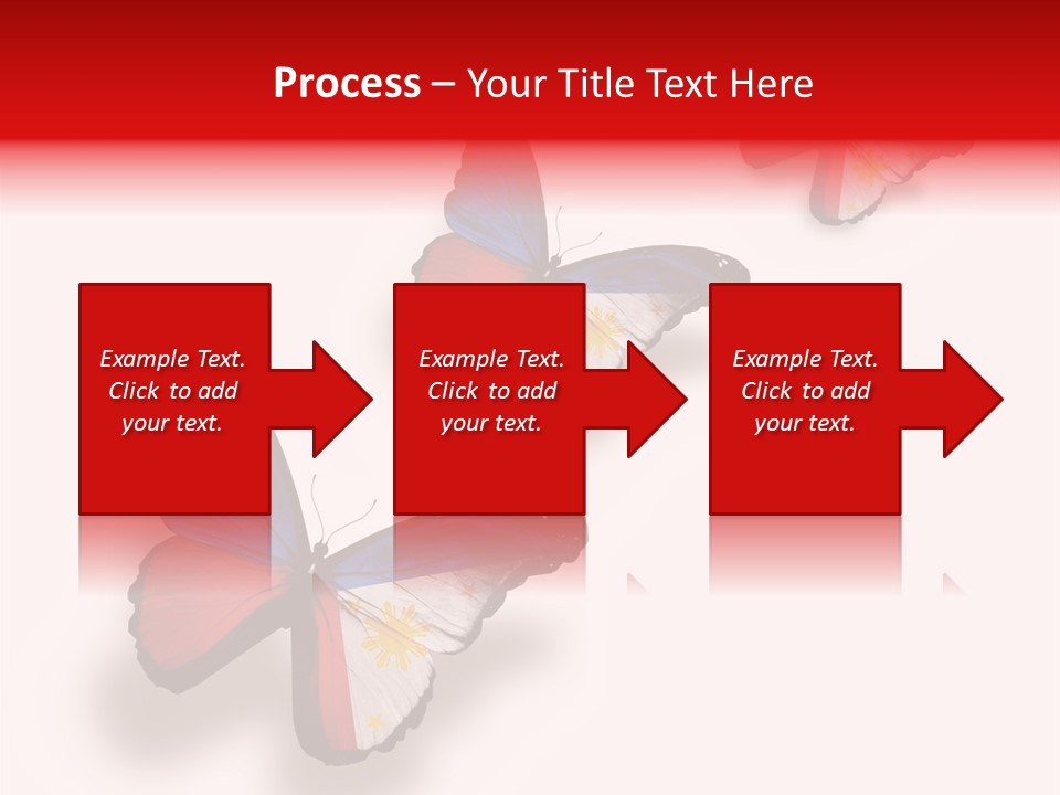 Spring Flying People PowerPoint Template