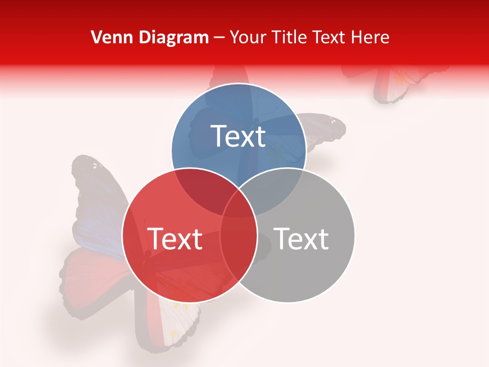 Spring Flying People PowerPoint Template