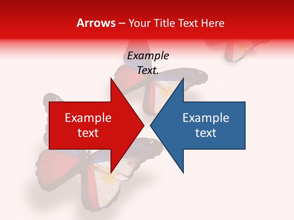 Spring Flying People PowerPoint Template