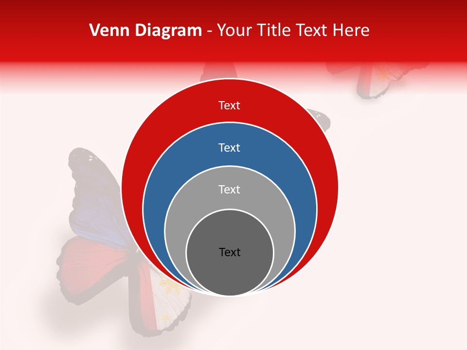 Spring Flying People PowerPoint Template