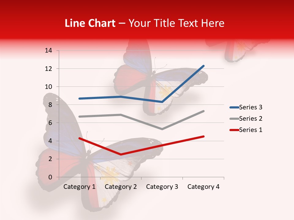 Spring Flying People PowerPoint Template