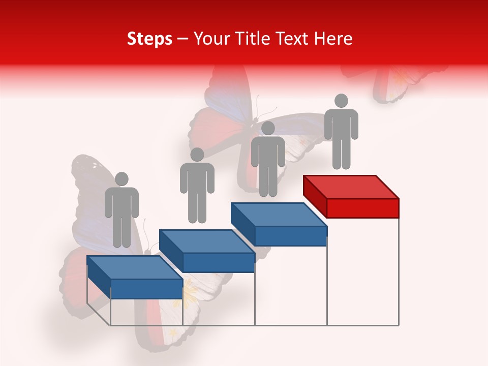 Spring Flying People PowerPoint Template