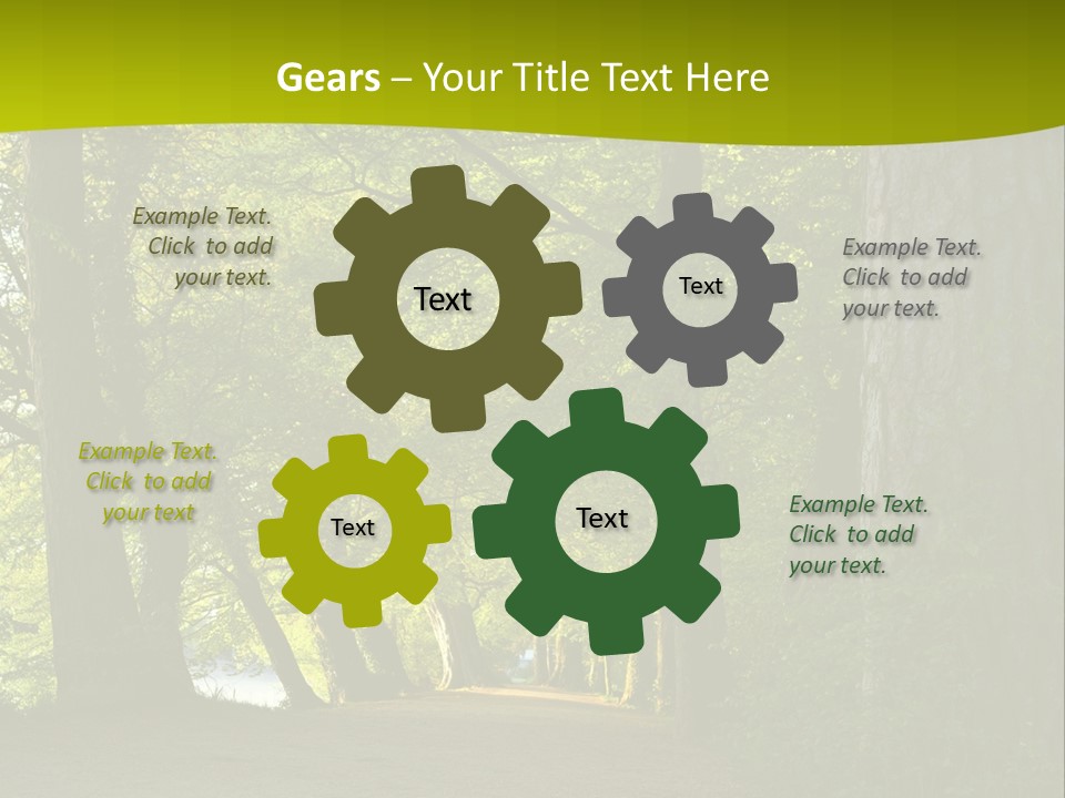 Natural Green Nature PowerPoint Template