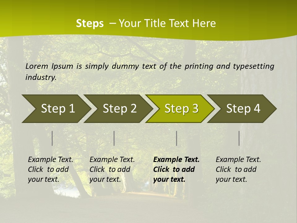 Natural Green Nature PowerPoint Template