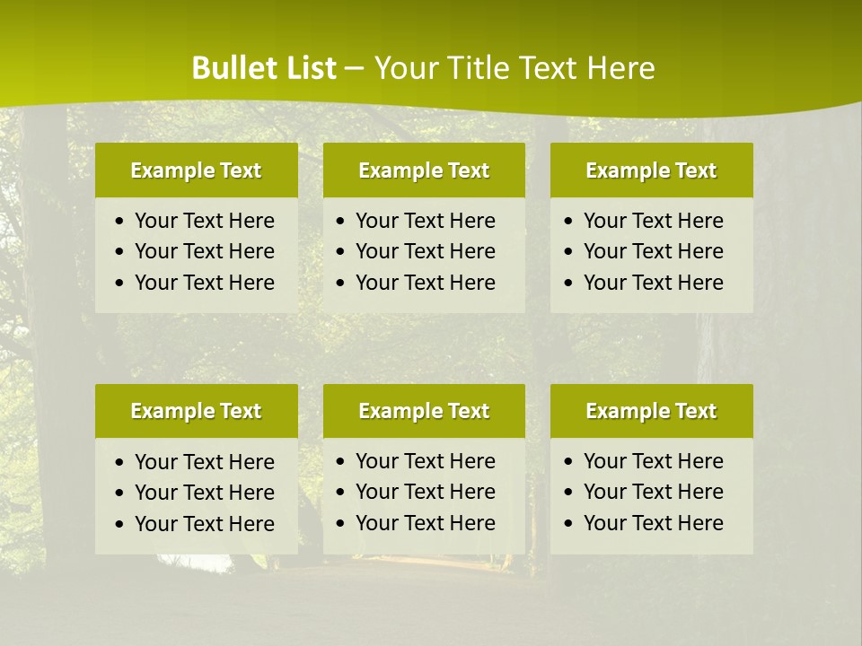 Natural Green Nature PowerPoint Template