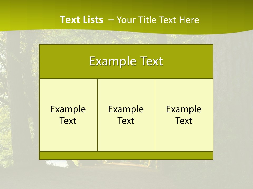 Natural Green Nature PowerPoint Template