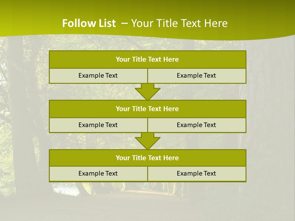 Natural Green Nature PowerPoint Template