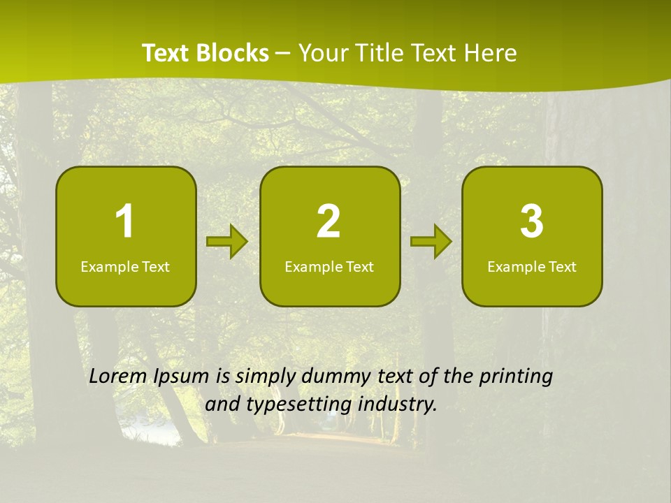 Natural Green Nature PowerPoint Template