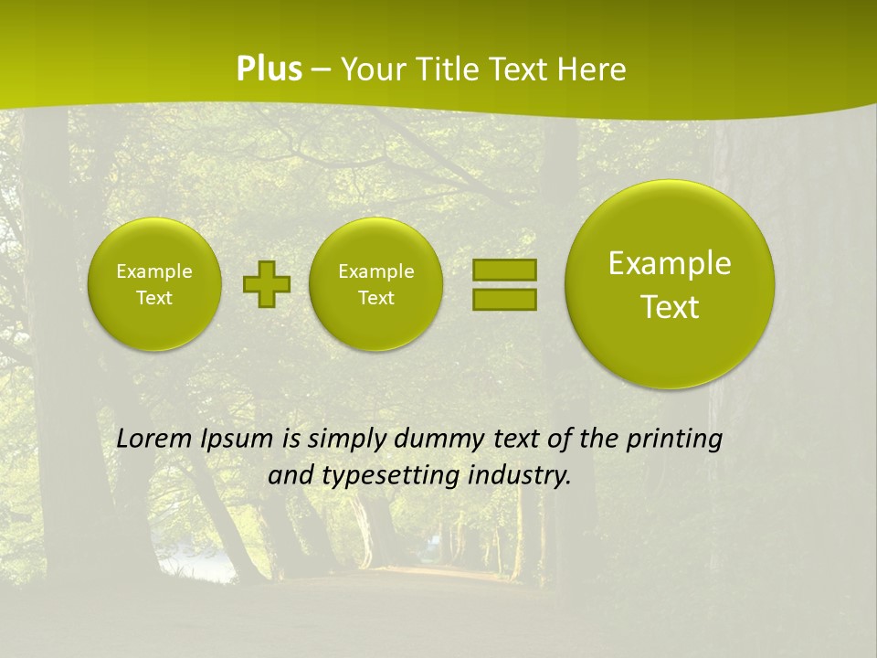 Natural Green Nature PowerPoint Template
