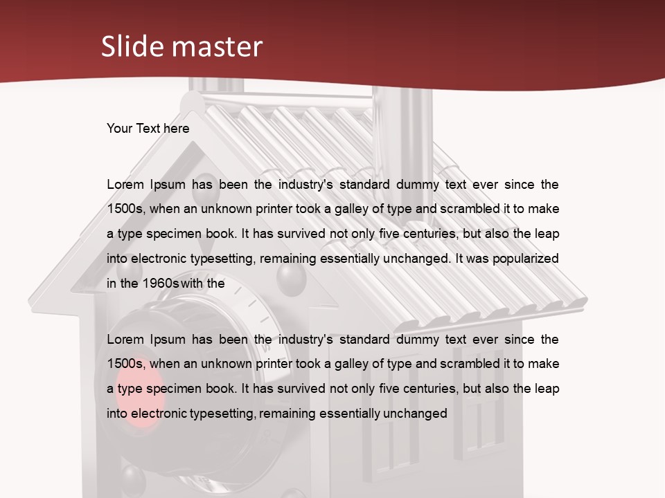 Modern Home Protection PowerPoint Template