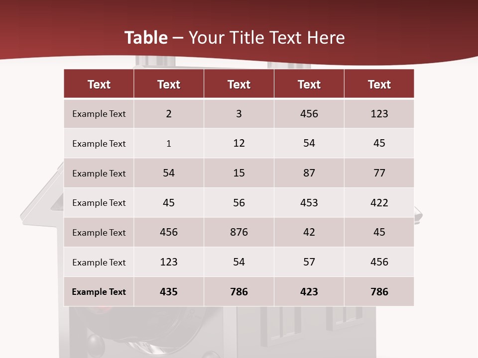Modern Home Protection PowerPoint Template