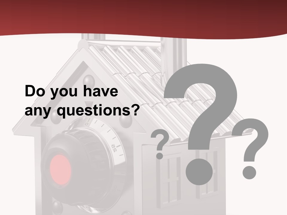 Modern Home Protection PowerPoint Template