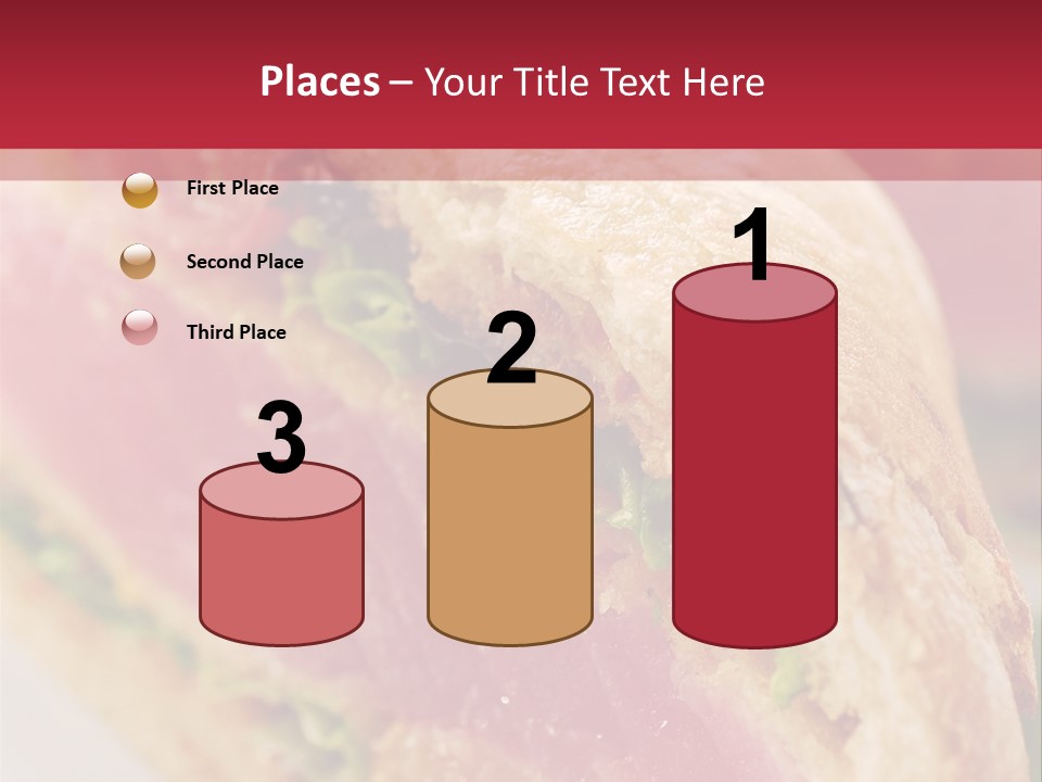 Bread Delicious Vegetable PowerPoint Template