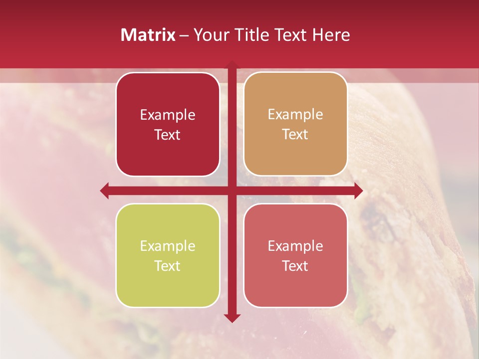Bread Delicious Vegetable PowerPoint Template