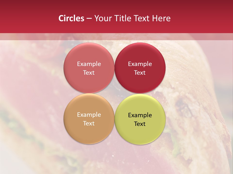 Bread Delicious Vegetable PowerPoint Template