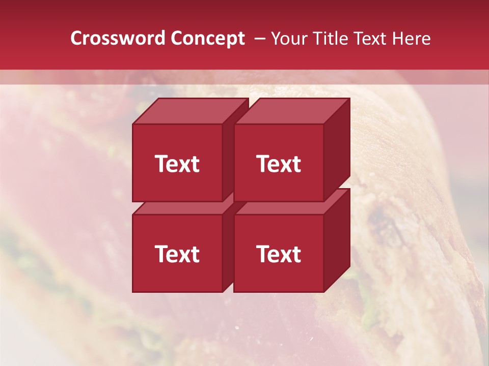 Bread Delicious Vegetable PowerPoint Template