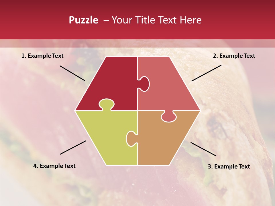 Bread Delicious Vegetable PowerPoint Template