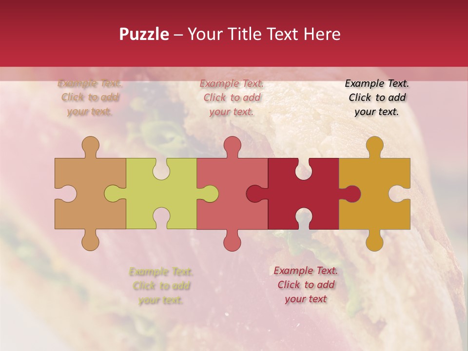 Bread Delicious Vegetable PowerPoint Template