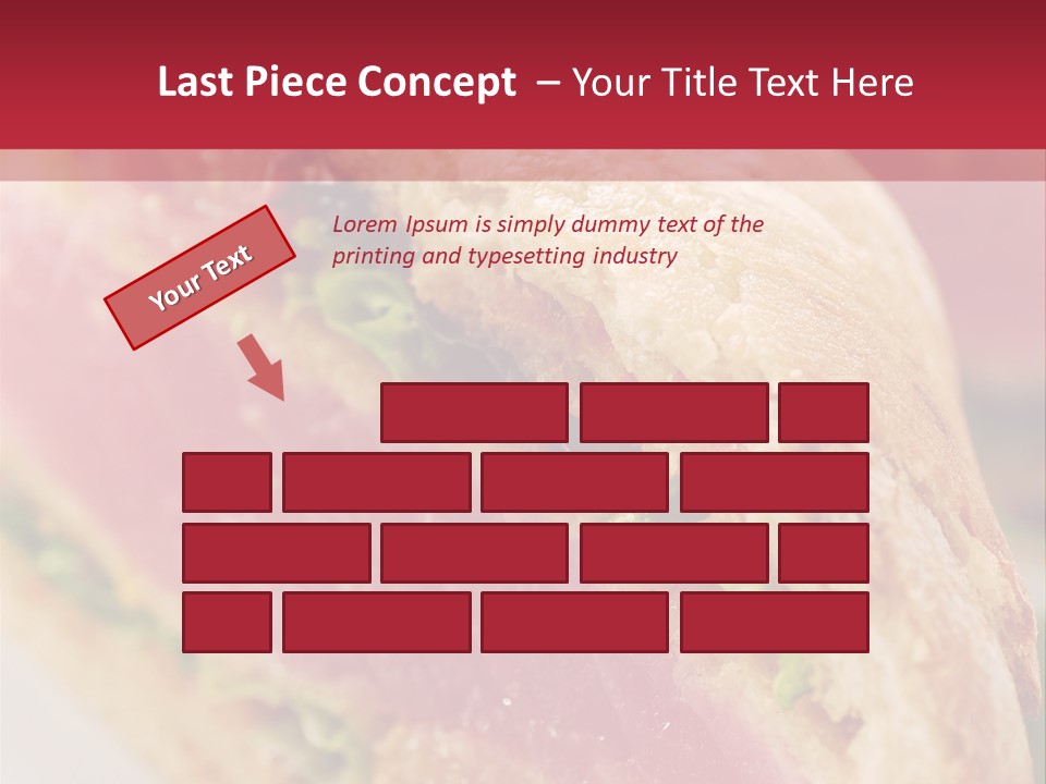 Bread Delicious Vegetable PowerPoint Template