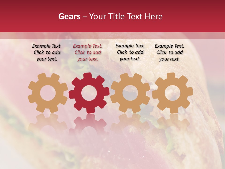 Bread Delicious Vegetable PowerPoint Template