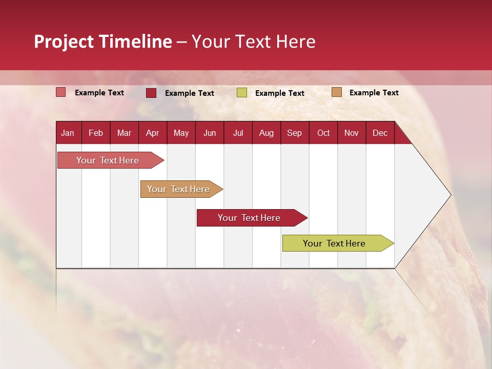 Bread Delicious Vegetable PowerPoint Template
