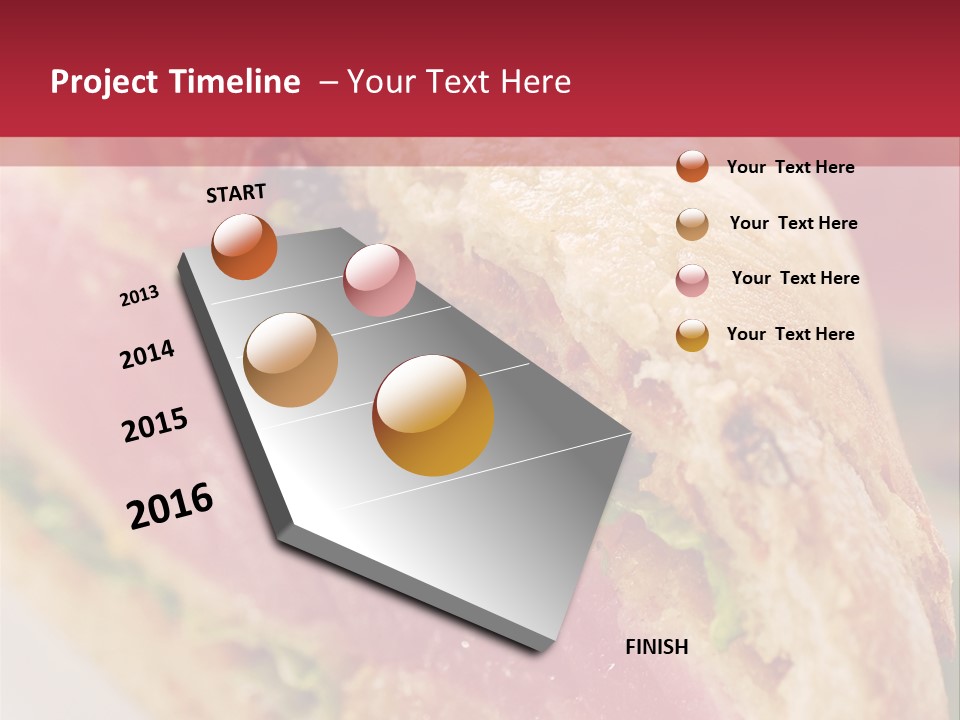 Bread Delicious Vegetable PowerPoint Template