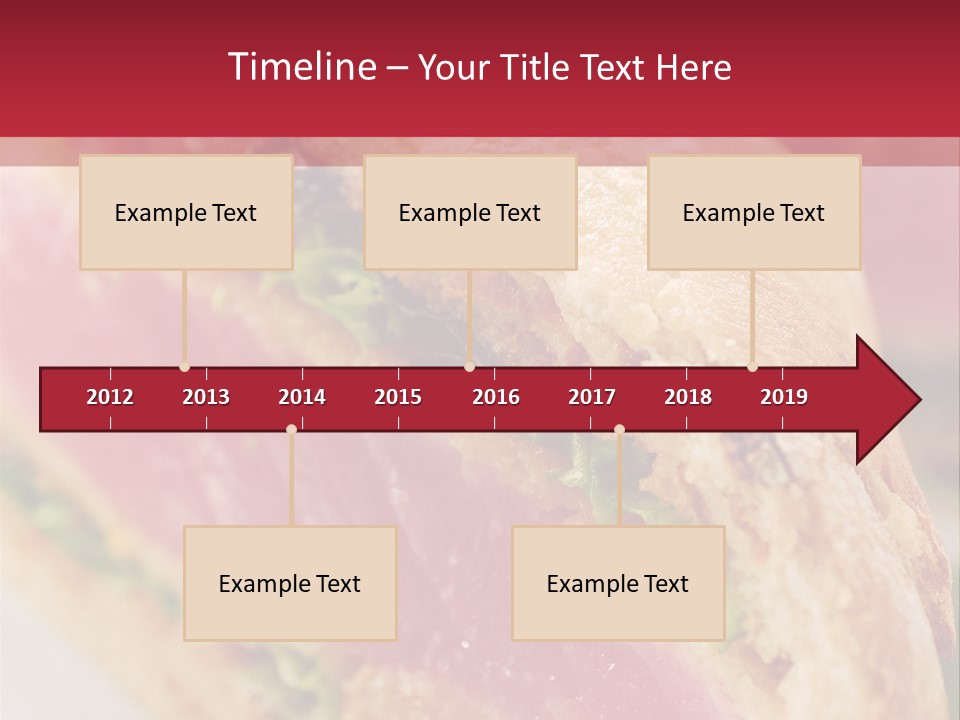Bread Delicious Vegetable PowerPoint Template