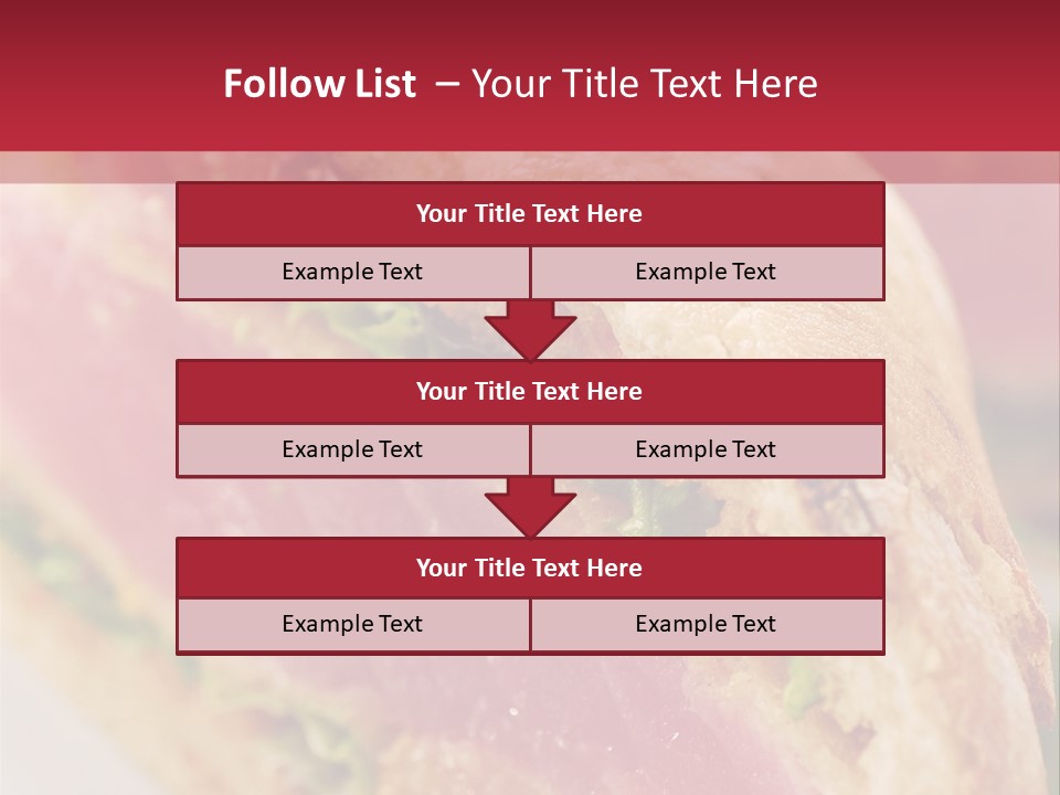 Bread Delicious Vegetable PowerPoint Template