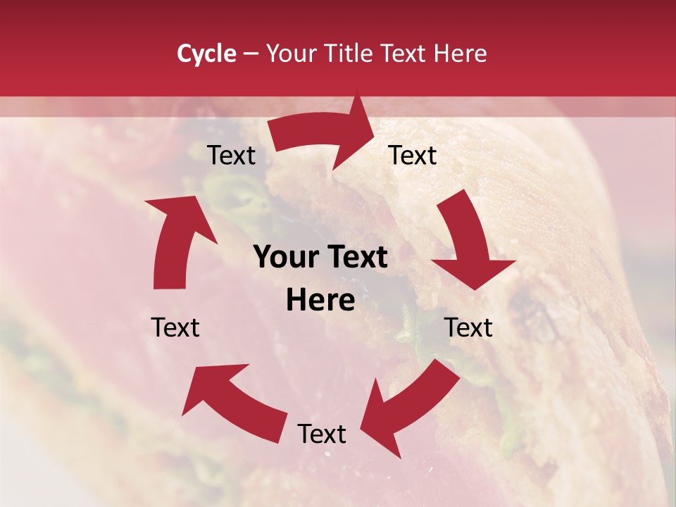Bread Delicious Vegetable PowerPoint Template