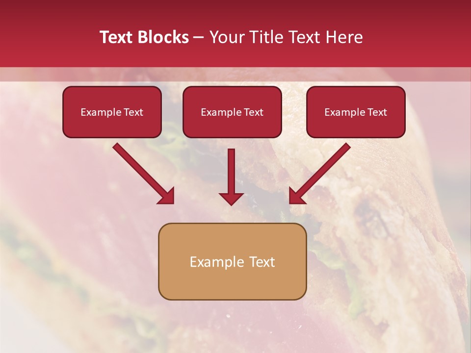 Bread Delicious Vegetable PowerPoint Template