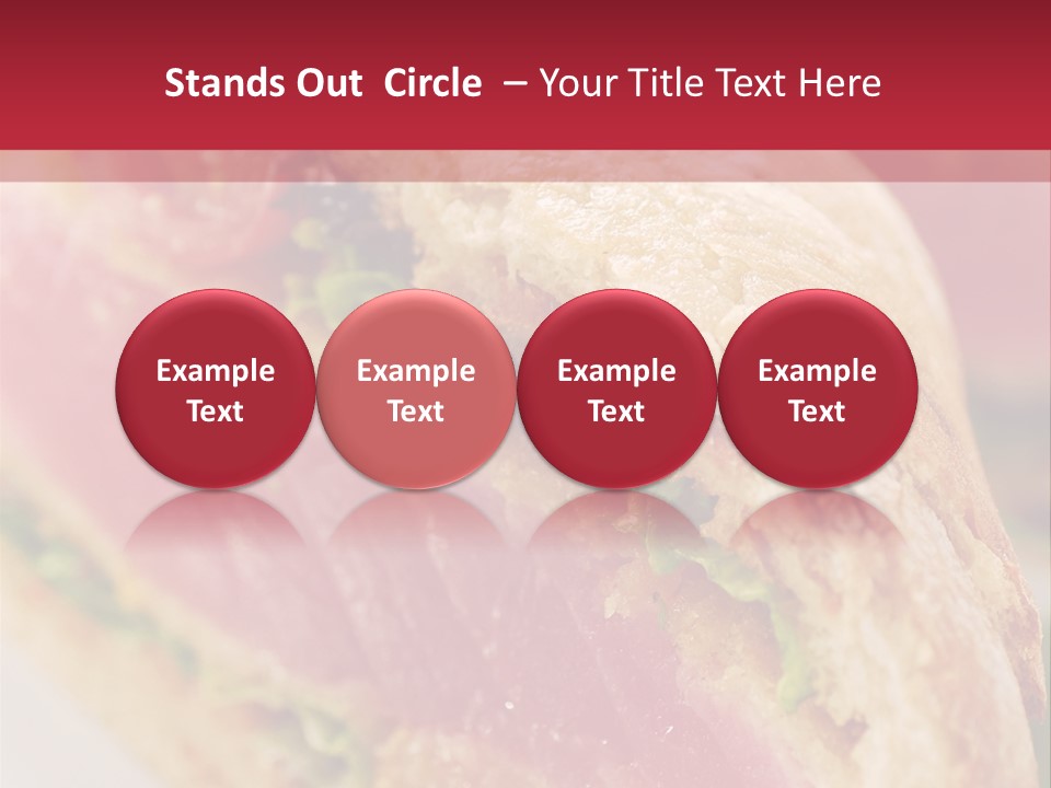 Bread Delicious Vegetable PowerPoint Template