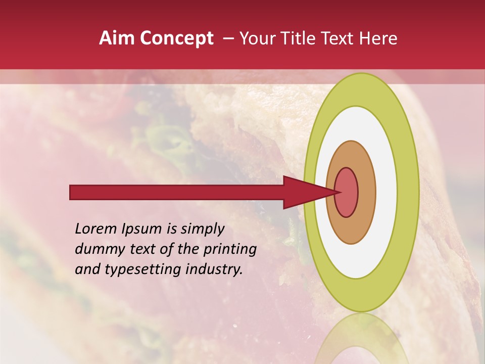 Bread Delicious Vegetable PowerPoint Template